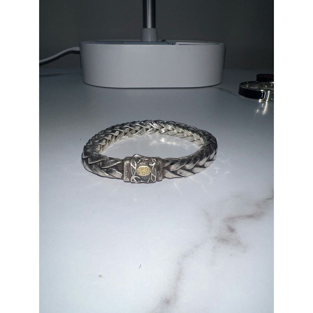 Scott Kay Sterling Silver Braided Bracelet With Secure Clasp